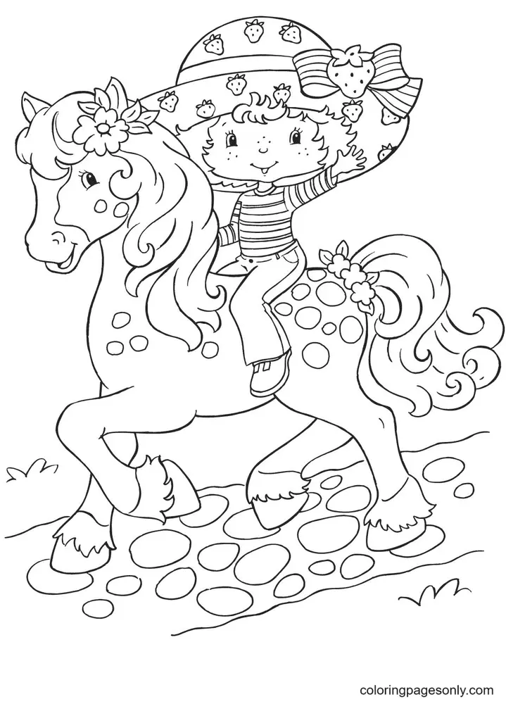 Desenhos de Moranguinho Para Colorir 57