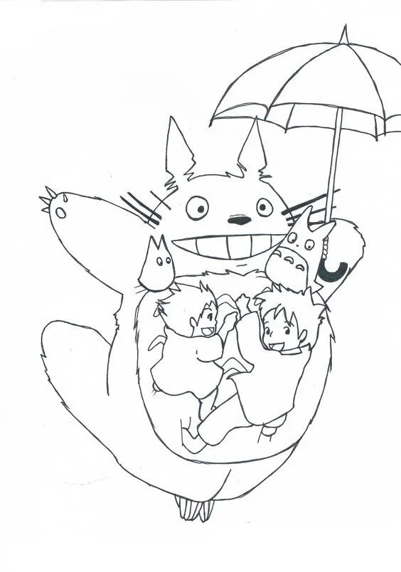 Studio Ghibli Coloring Pages 31