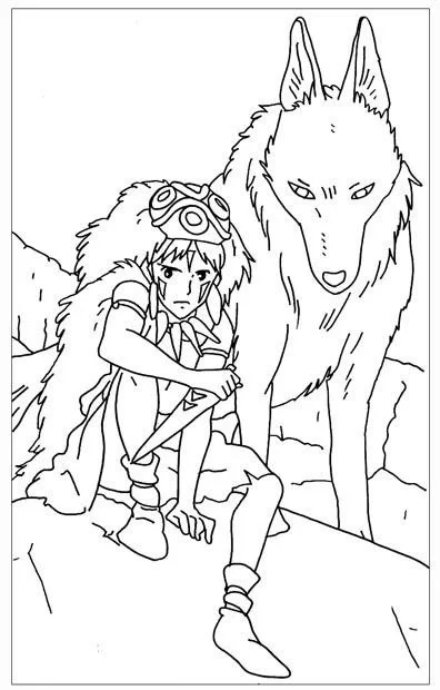 Desenhos de Studio Ghibli Para Colorir 4