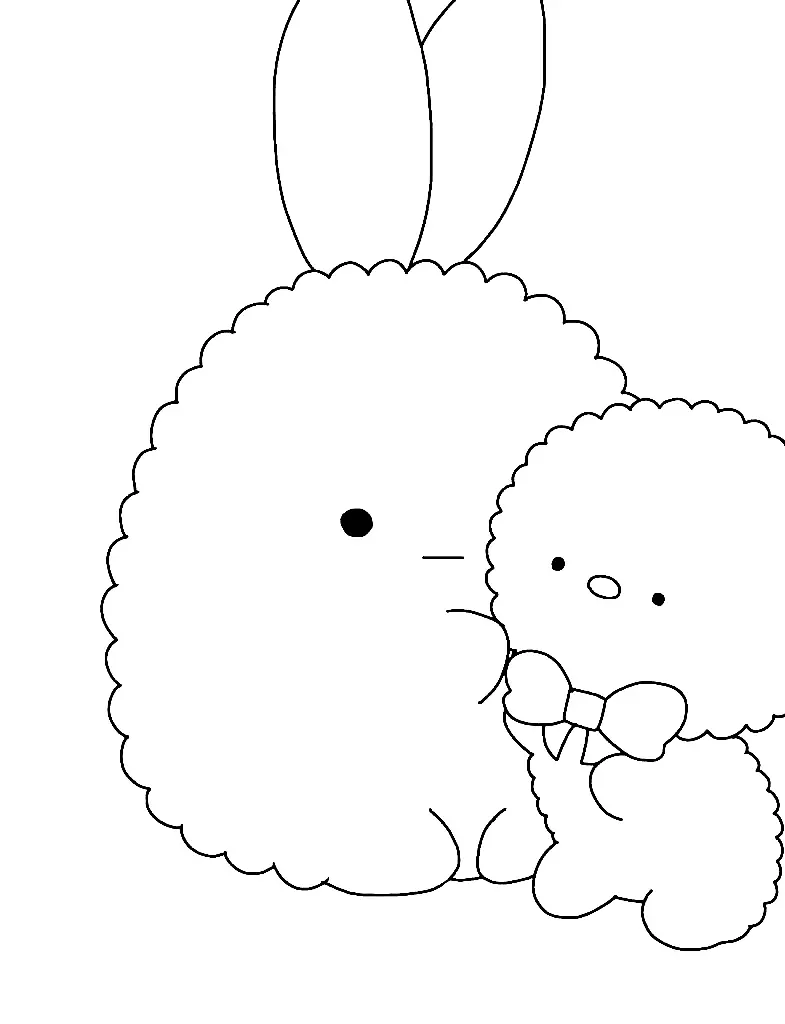 Sumikko Gurashi Para Colorear 52