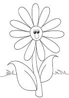 Sunflower Coloring Pages 1