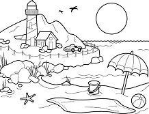 Sunset Coloring Pages 29