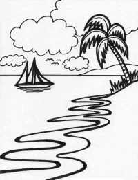 Sunset Coloring Pages 49