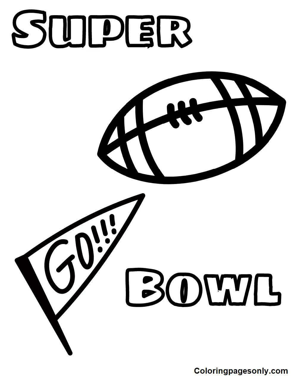 Super Bowl 2023 Coloring Pages 27