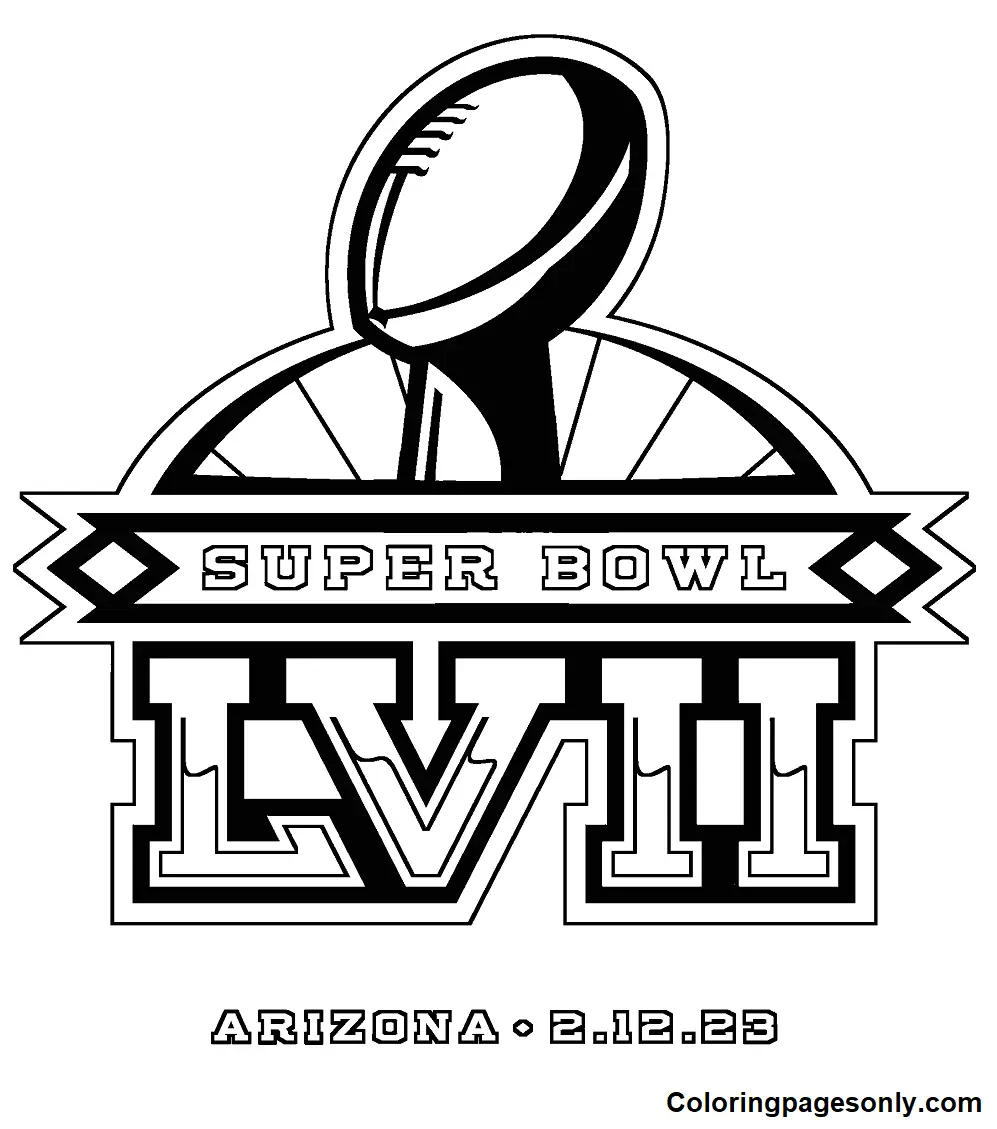 Super Bowl 2023 Coloring Pages 3