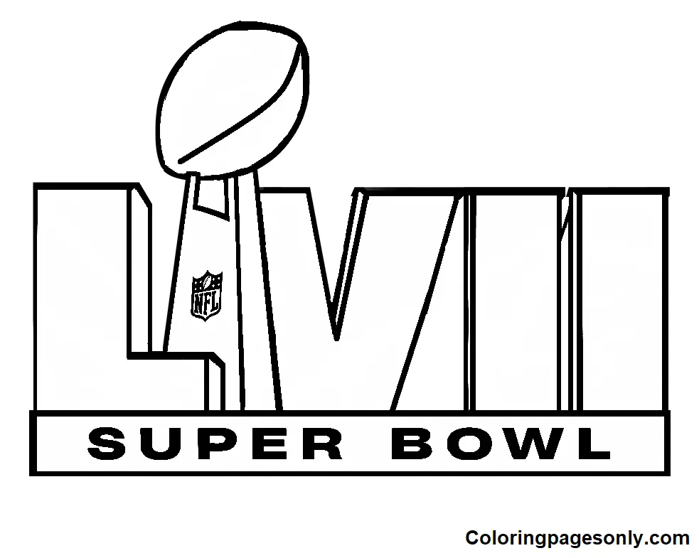 Super Bowl 2023 Coloring Pages 4