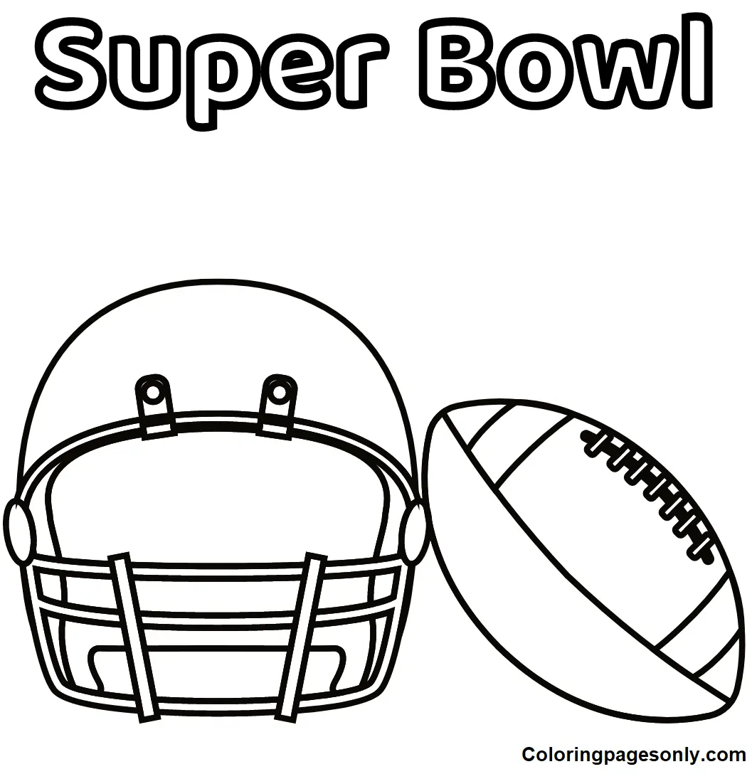 Super Bowl 2023 Coloring Pages 6