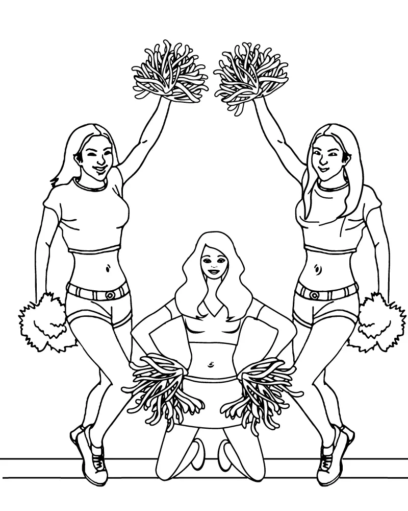 Super Bowl 2025 Ausmalbilder 4