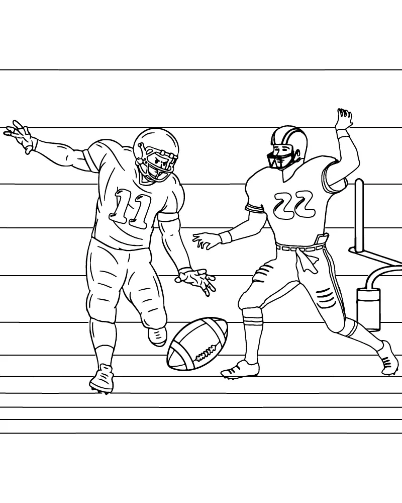 Super Bowl 2025 Ausmalbilder 5