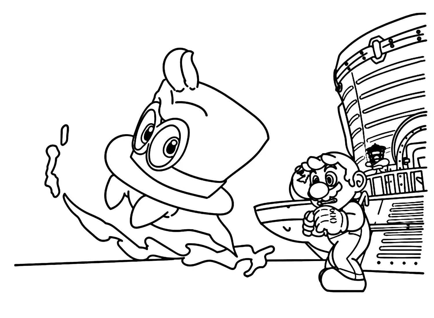 Super Mario Odyssey Coloring Pages 14