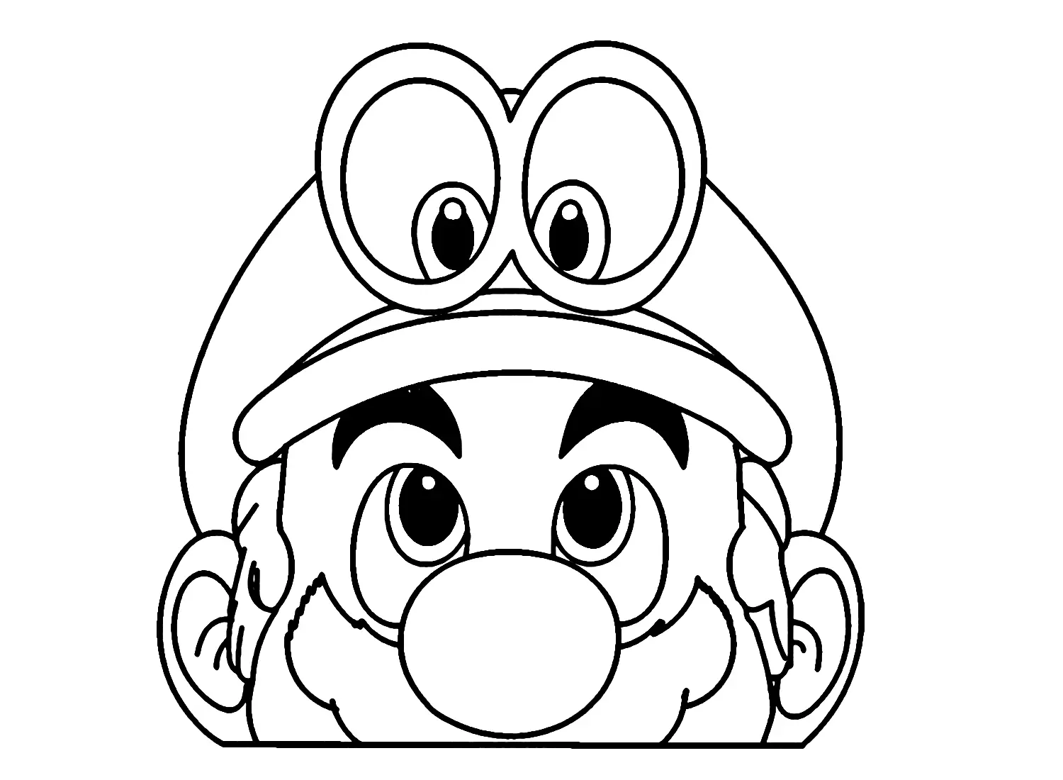 Super Mario Odyssey Coloring Pages 24