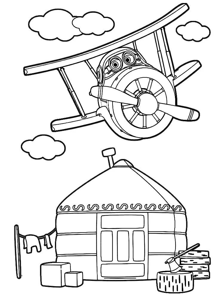 Super Wings Coloring Pages 52