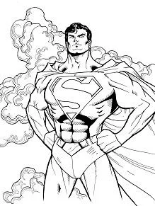 Superman Coloring Pages 10