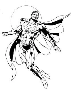 Superman Coloring Pages 16