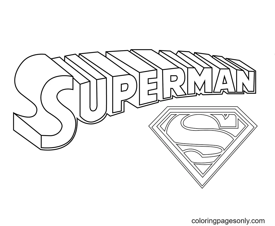 Superman Coloring Pages 34