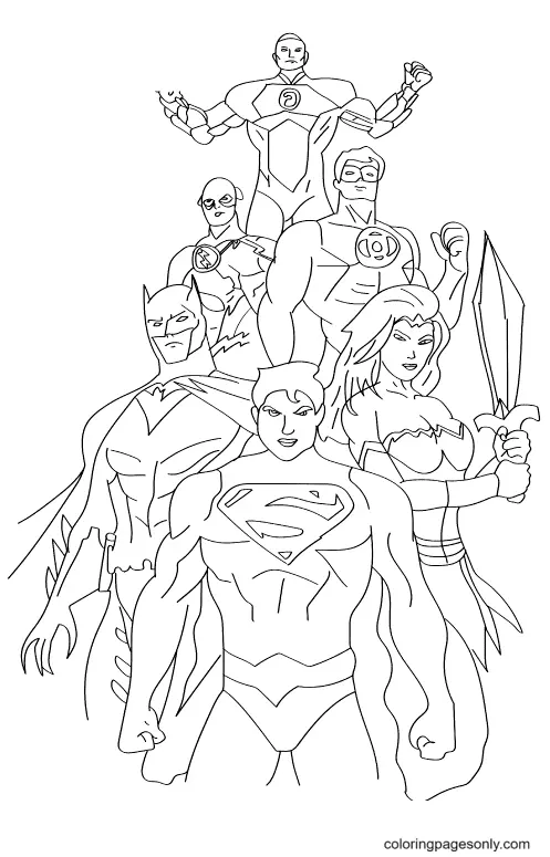 Superman Coloring Pages 40