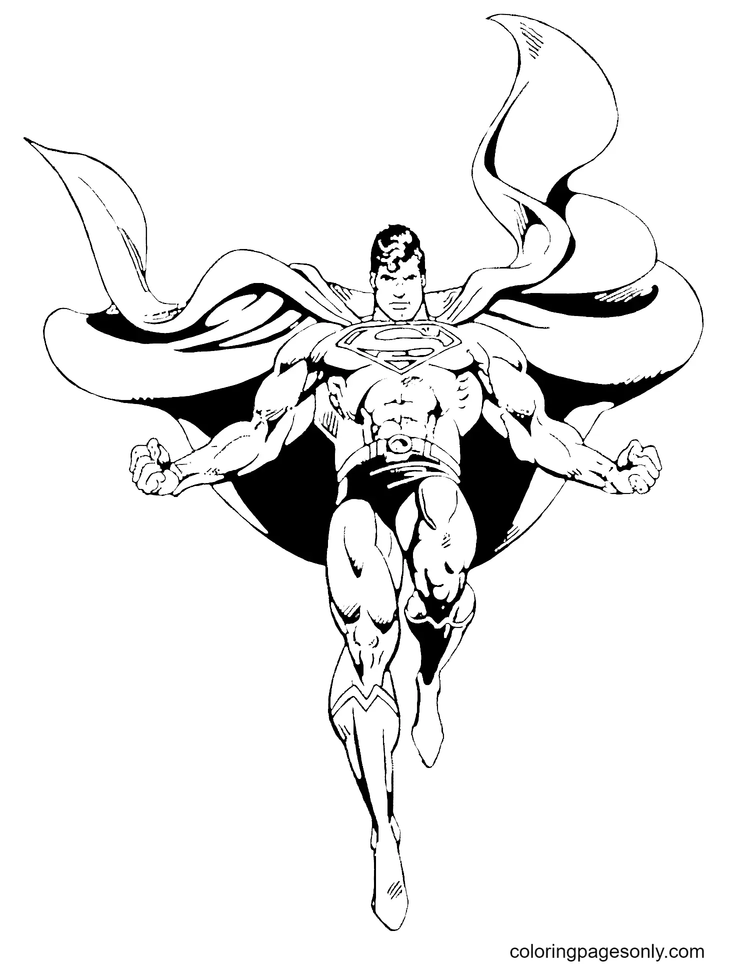 Superman Coloring Pages 42