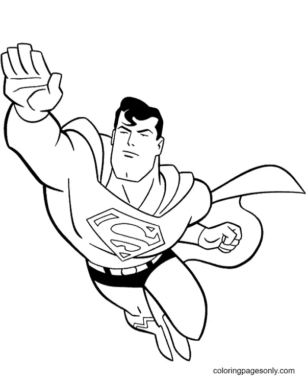 Superman Coloring Pages 44