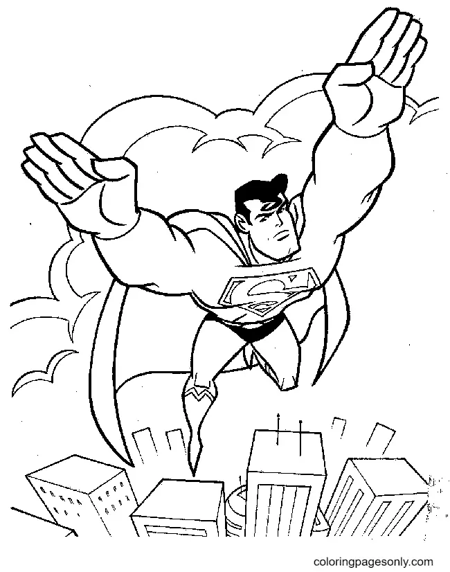 Superman Coloring Pages 47