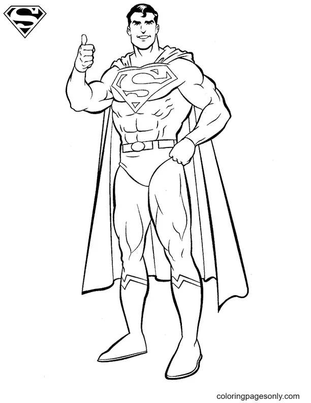 Superman Coloring Pages 50