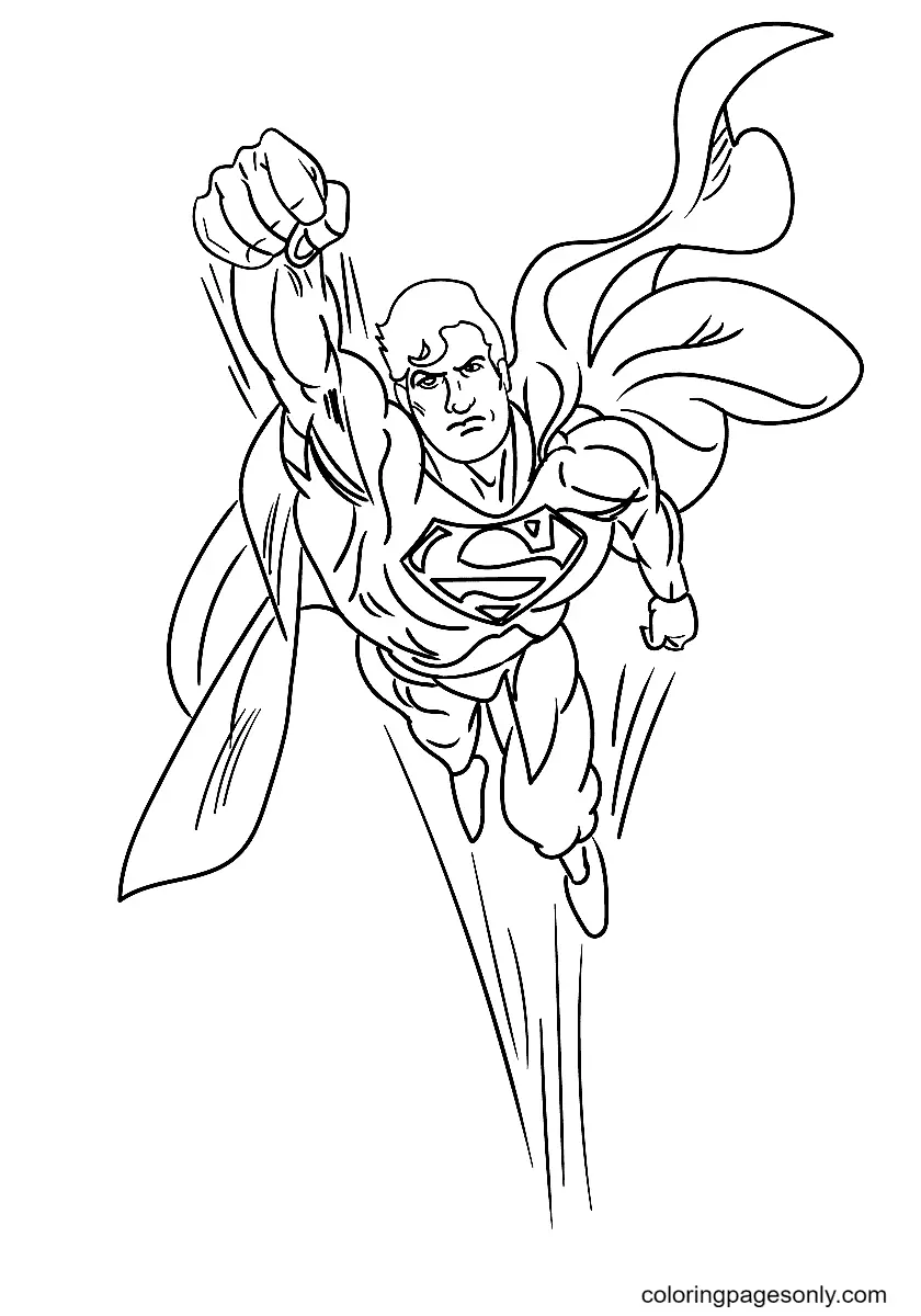 Superman Coloring Pages 54