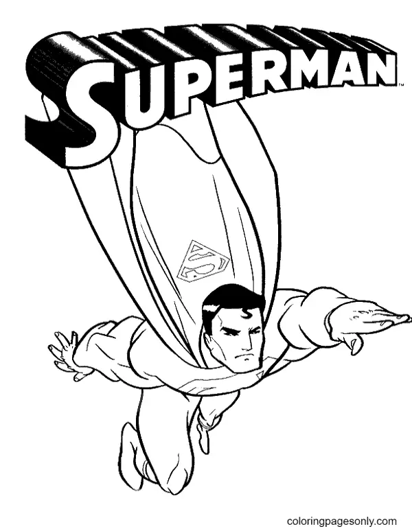 Superman Coloring Pages 56