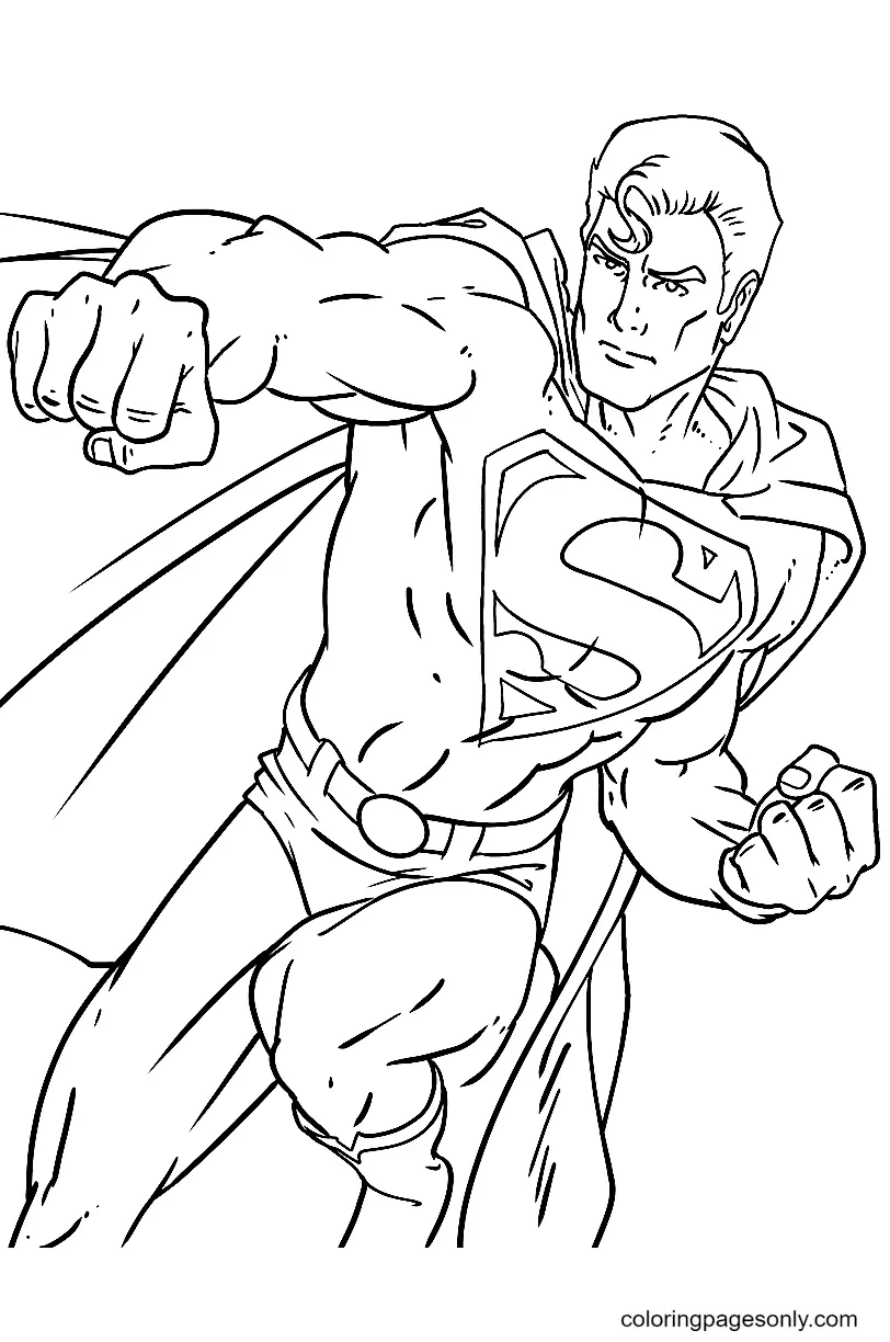 Superman Ausmalbilder 58