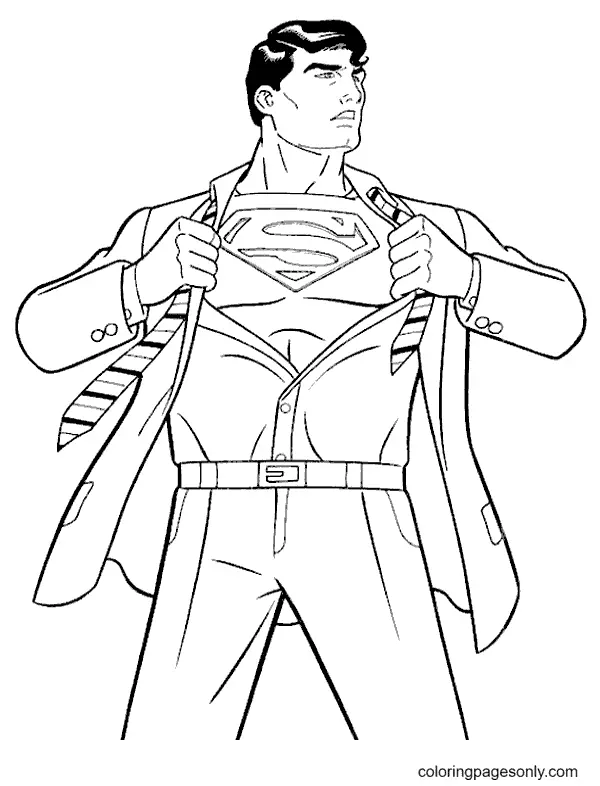 Superman Coloring Pages 61