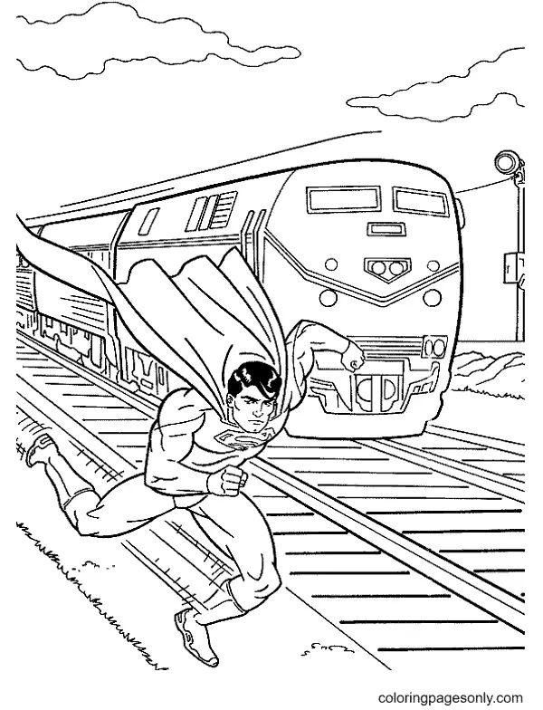 Superman Coloring Pages 66