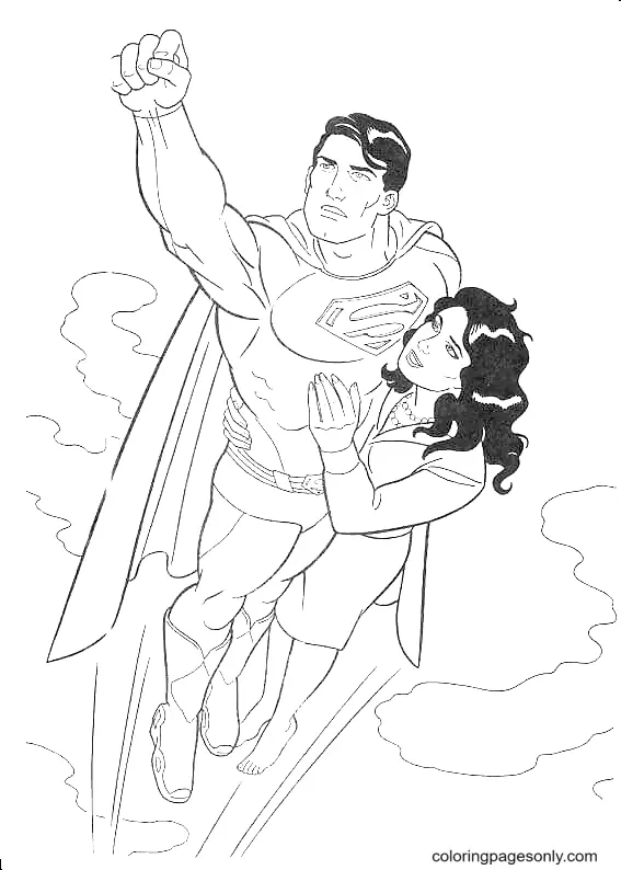 Superman Coloring Pages 70