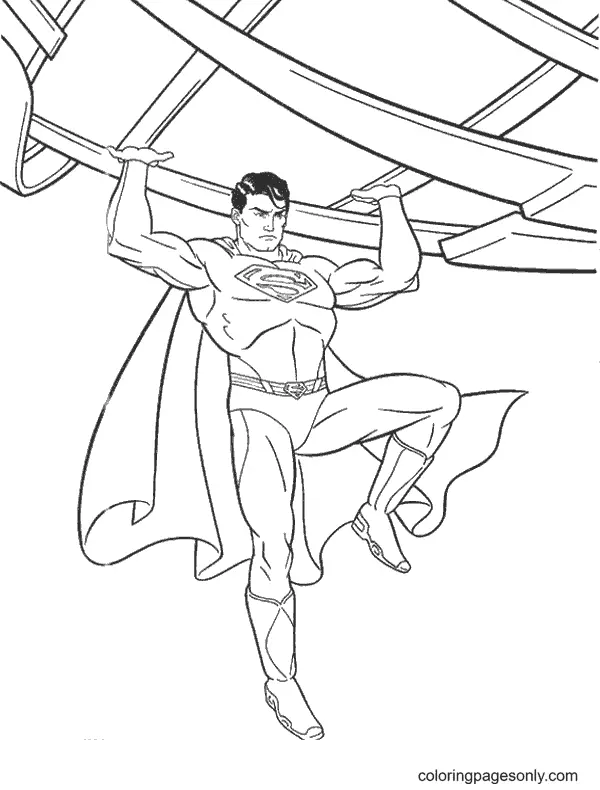 Superman Coloring Pages 71