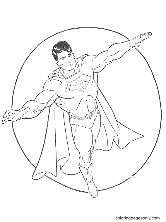 Superman Coloring Pages 82