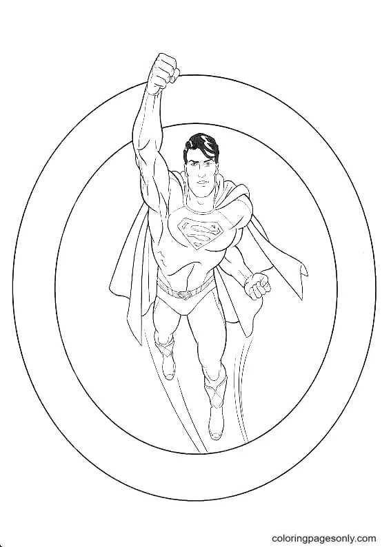 Superman Coloring Pages 84