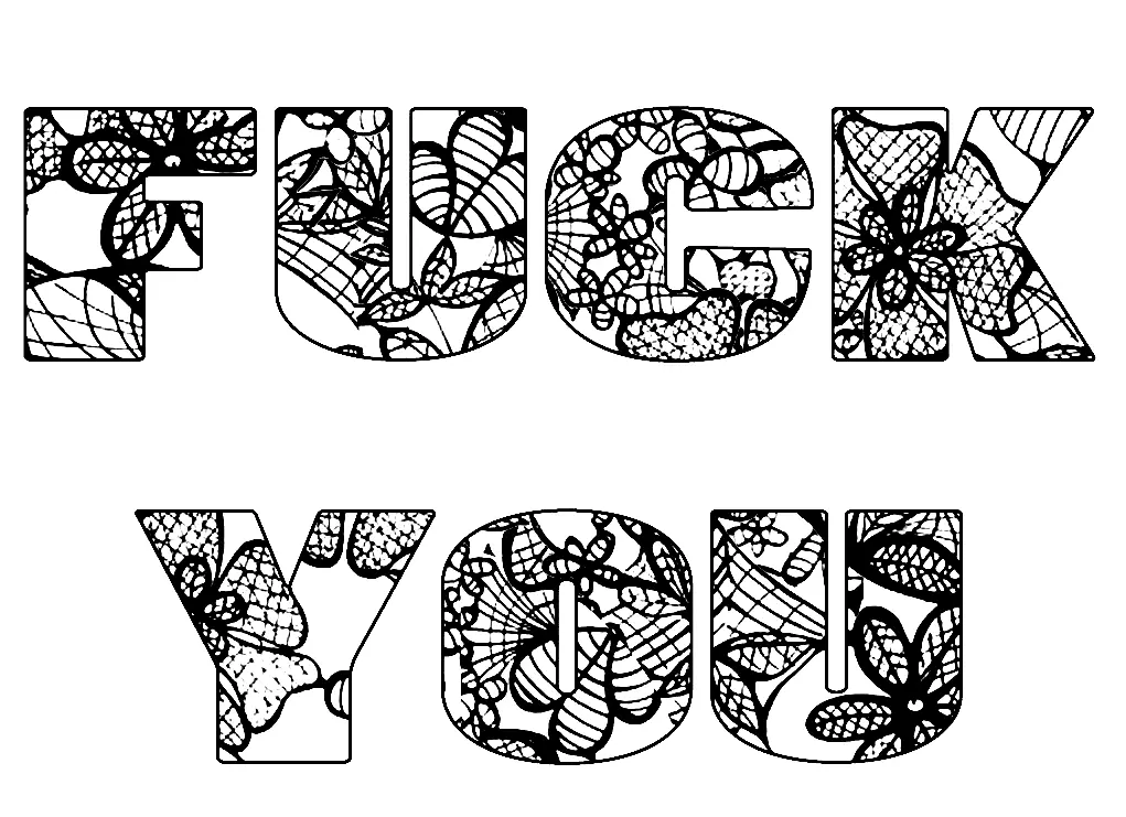 Swear Word Coloring Pages 54