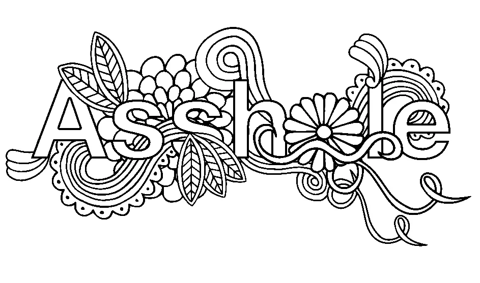 Swear Word Coloring Pages 56