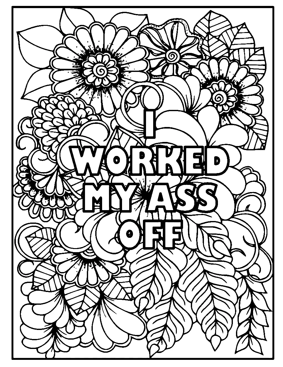 Swear Word Coloring Pages 64