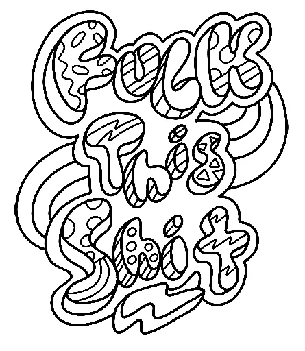 Swear Word Coloring Pages 65