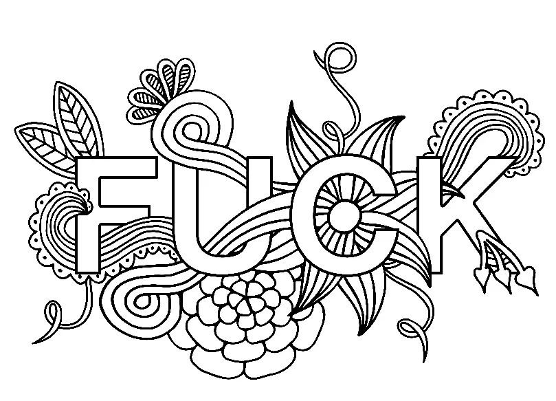 Swear Word Coloring Pages 66