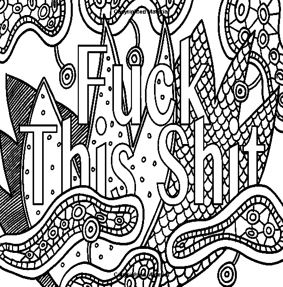 Swear Word Coloring Pages 72