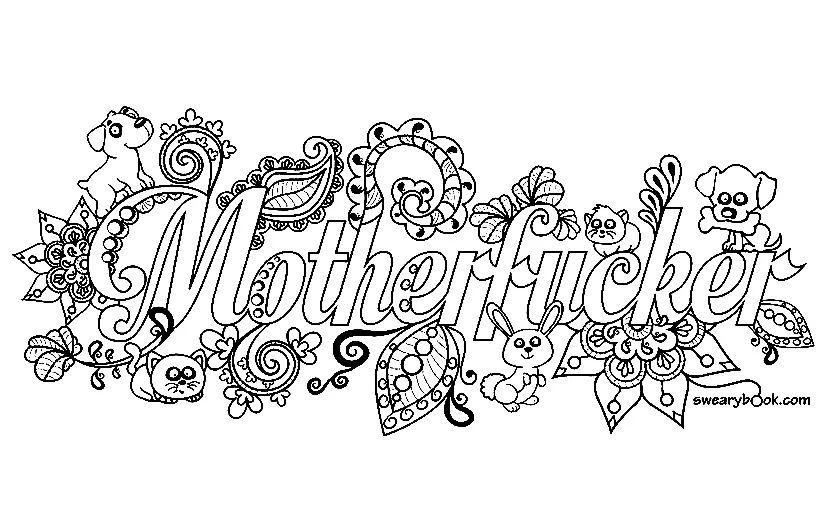 Swear Word Coloring Pages 78
