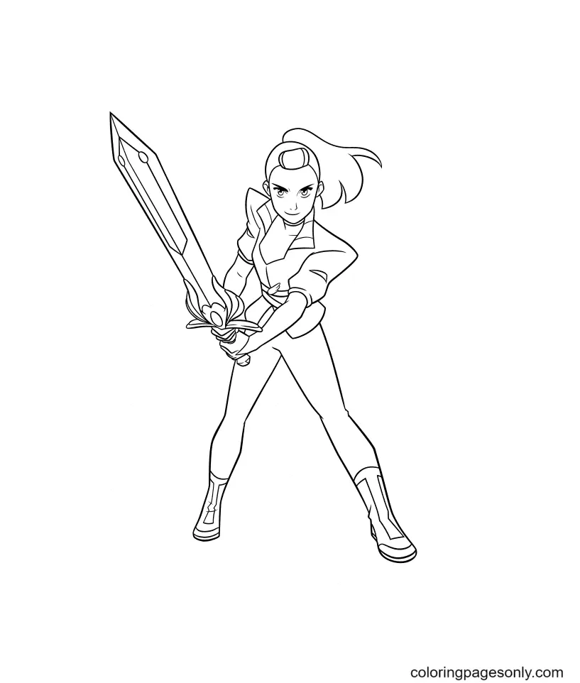 Sword Coloring Pages