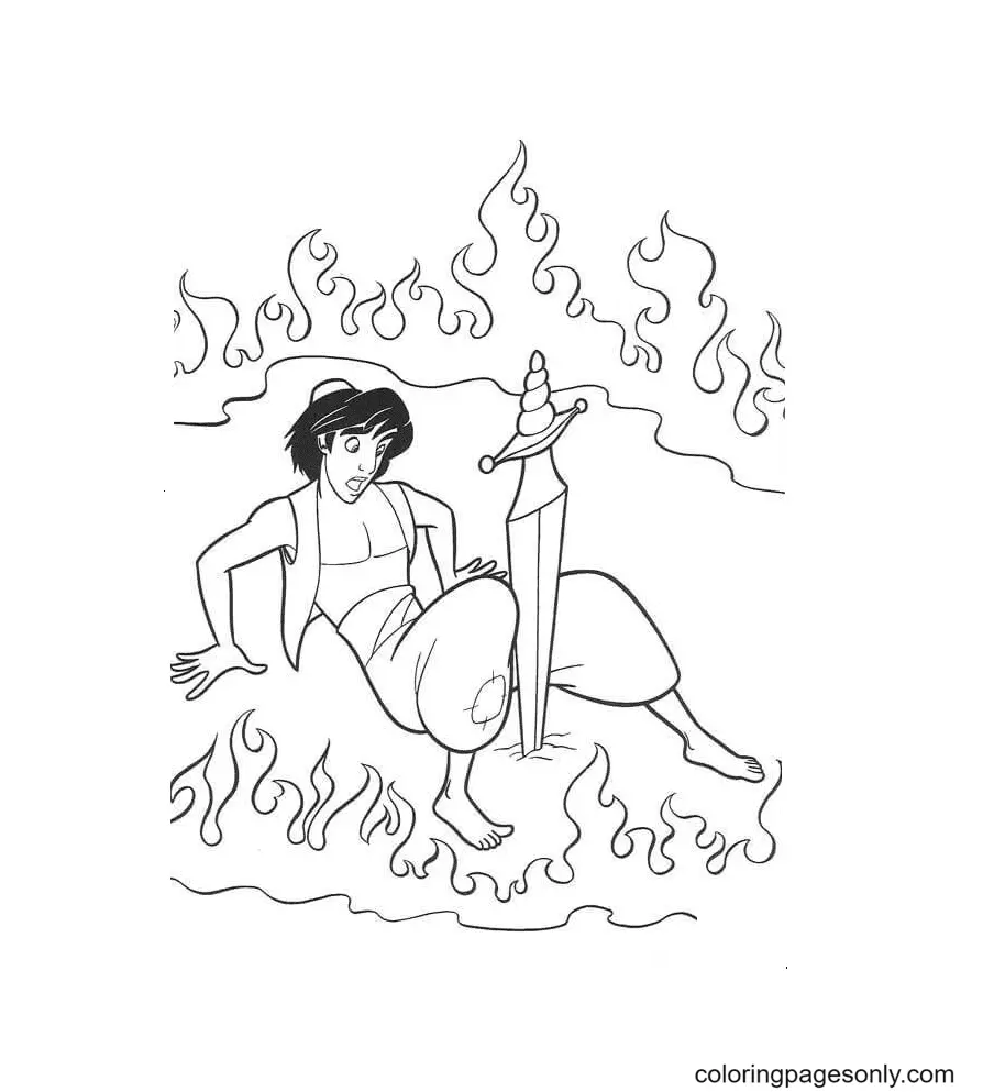 Sword in the Stone Coloring Pages 53
