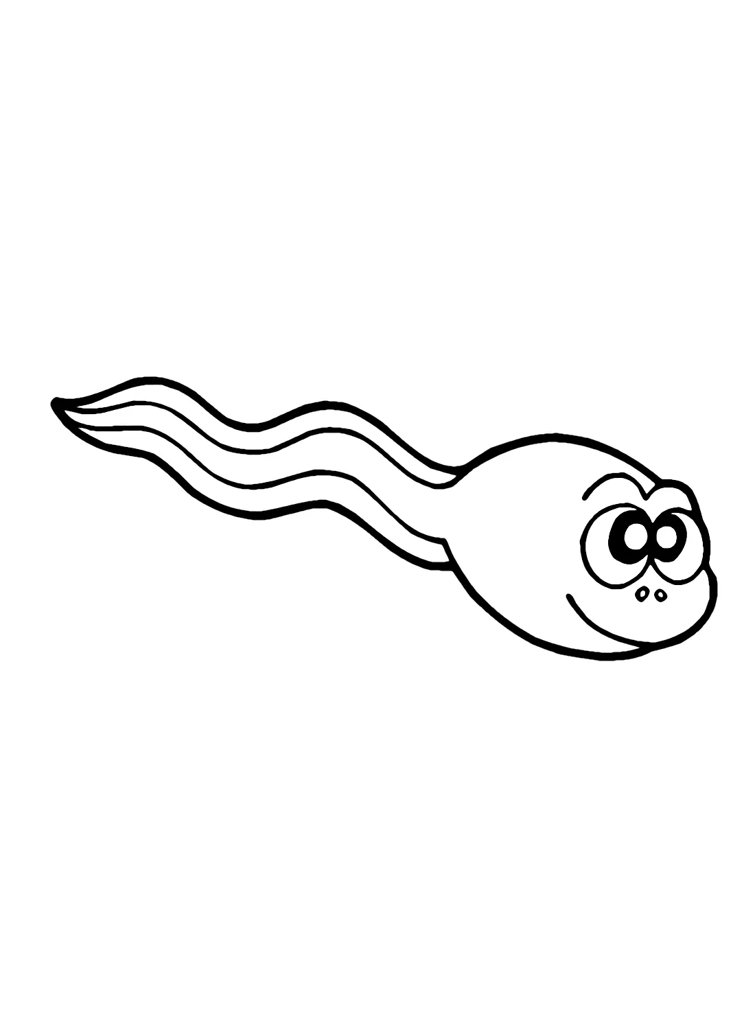 Tadpole Coloring Pages 11