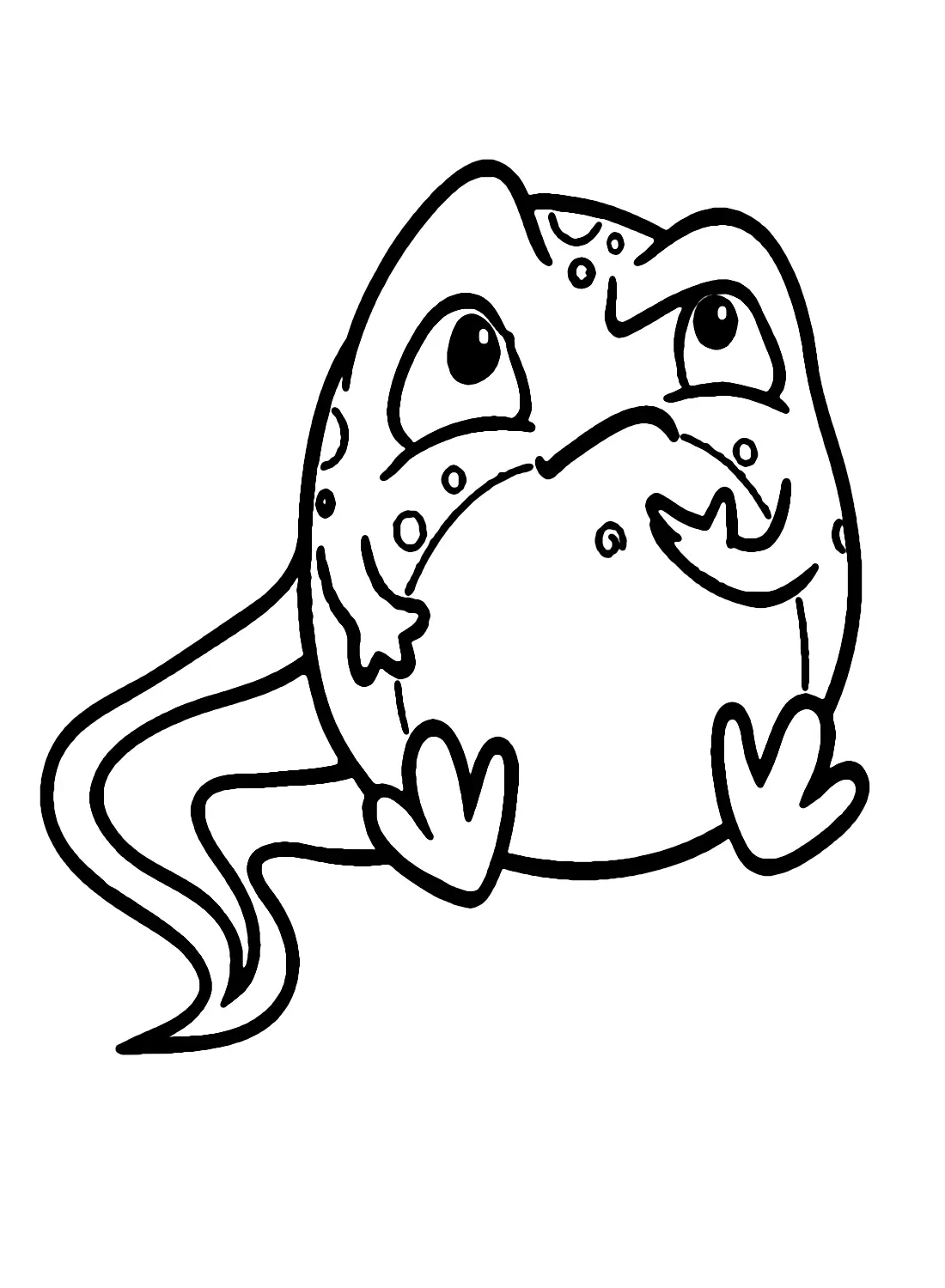 Tadpole Coloring Pages 18