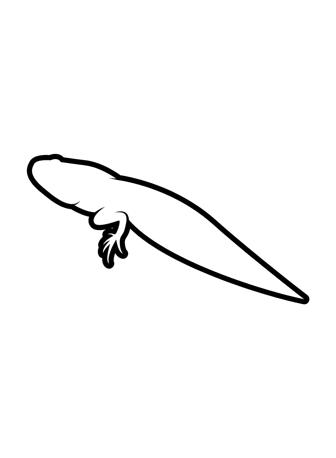 Tadpole Coloring Pages 3