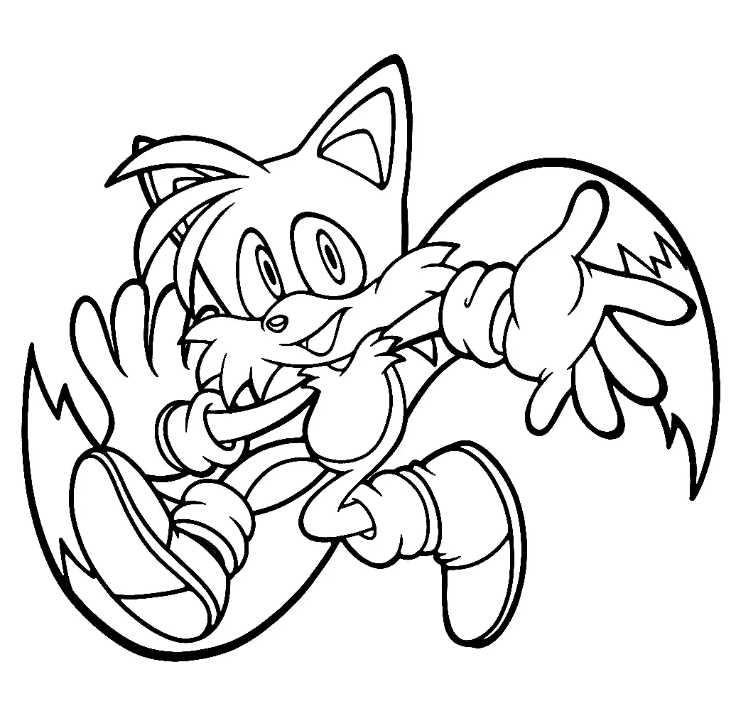 Tails Coloring Pages 49