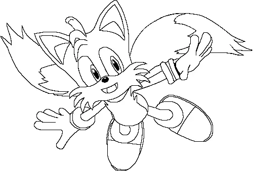 Tails Coloring Pages 53