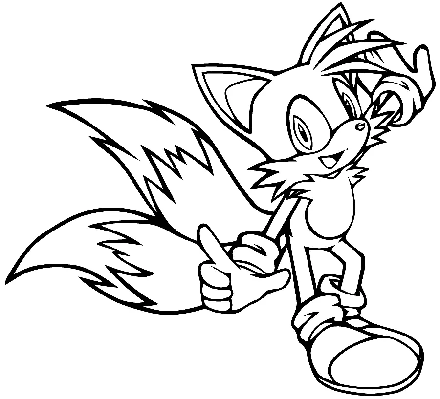 Tails Coloring Pages 54