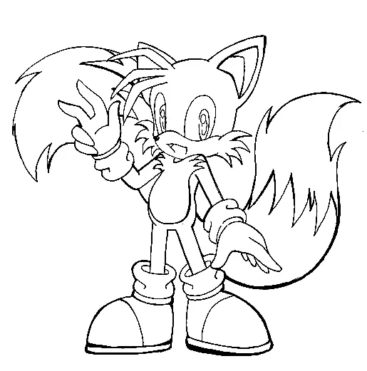 Tails Coloring Pages 55