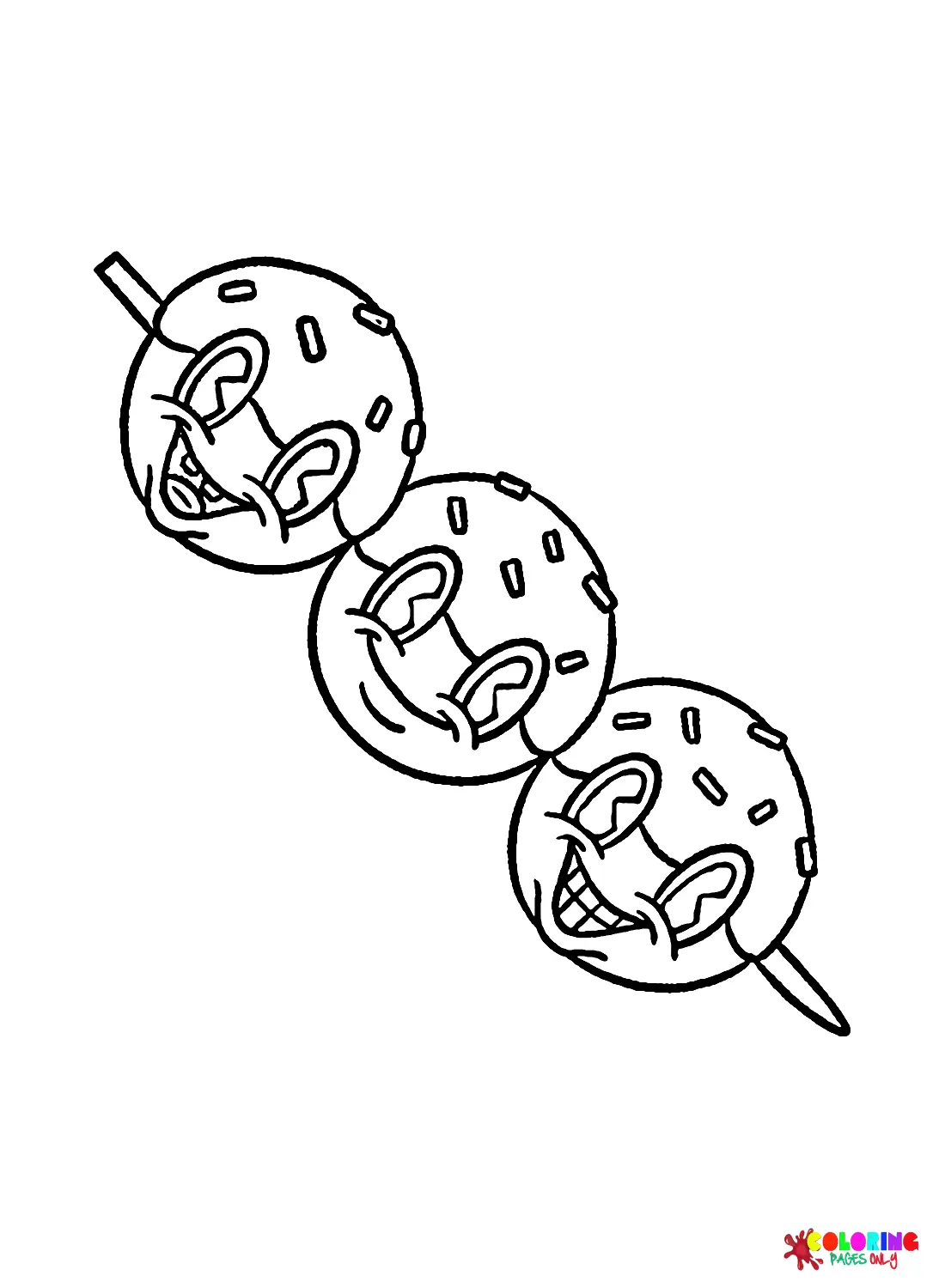 Takoyaki Coloring Pages 10